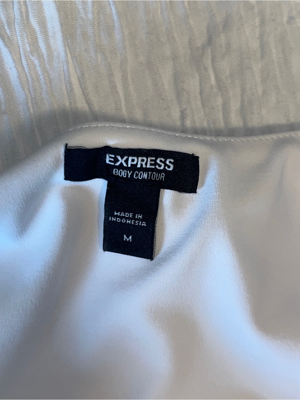 Express White Body Contour Top